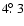 $4\hbox{$.\!\!^\circ$ }3$