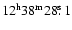 $\rm 12^h38^m28\hbox{$.\!\!^{\rm s}$ }1$