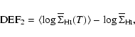 \begin{displaymath}
\mbox{DEF}_2 = \langle\log \overline{\Sigma}_{\rm H\mbox{\tiny I}}(T)\rangle-\log\overline{\Sigma}_{\rm H\mbox{\tiny I}},
\end{displaymath}