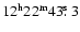 $\rm 12^h22^m43\hbox{$.\!\!^{\rm s}$ }3$