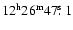 $\rm 12^h26^m47\hbox{$.\!\!^{\rm s}$ }1$