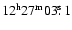 $\rm 12^h27^m03\hbox{$.\!\!^{\rm s}$ }1$