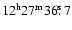 $\rm 12^h27^m36\hbox{$.\!\!^{\rm s}$ }7$