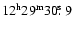 $\rm 12^h29^m30\hbox{$.\!\!^{\rm s}$ }9$