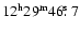 $\rm 12^h29^m46\hbox{$.\!\!^{\rm s}$ }7$