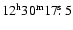 $\rm 12^h30^m17\hbox{$.\!\!^{\rm s}$ }5$