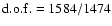 $\rm d.o.f.=1584/1474$