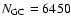 $N_{\rm GC}=6450$
