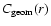 $C_{\rm geom}(r)$