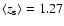 $\langle z_{\rm s}\rangle =1.27$