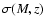 $\sigma(M,z)$