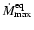$\dot{M}_{\rm
max}^{\rm eq}$