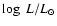 $\log~L/L_{\odot}$