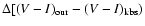 $\Delta[(V-I)_{\rm our} - (V-I)_{\rm kbs})$