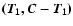 $\vec{({T}_1,{C-T}_1)}$