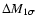 $\Delta M_{1\sigma}$