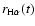 $r_{\rm H\alpha }(t)$