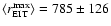 $\langle r_{\rm EIT}^{\rm max} \rangle = 785 \pm 126$