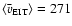 $\langle\bar v_{\rm EIT}\rangle =271$