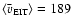 $\langle\bar v_{\rm
EIT}\rangle =189$