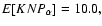 $E[KNP_\alpha ]=10.0,$