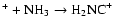 $^{+} + {\rm NH}_{3} \rightarrow {\rm H}_{2}{\rm NC}^{+}$