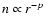 $n\propto r^{-p}$