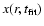 $x(r,t_{\rm fit})$