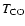 $T_{{\rm CO}}$