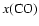 $x({\rm CO})$