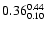 $\rm0.36_{0.10}^{0.44}$