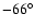 $-66^{\circ }$