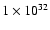 $1\times10^{32}$