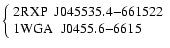 $\left\{ \begin{array}{l} {\rm 2RXP ~~J045535.4{-}661522} \\ {\rm 1WGA ~~J0455.6{-}6615} \end{array} \right. $