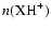 $n(\rm {XH}^+)$