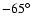 $-65^\circ$