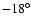 $-18^\circ$