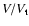 $V/V_{\rm {t}}$