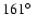 $161\hbox{$^\circ$ }$