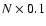 $N\times 0.1$