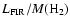 $L_{\rm FIR}/M(\mbox{H}_2)$