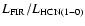 $L_{\rm FIR}/L_{\rm HCN(1-0)}$