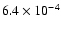 $6.4\times10^{-4}$