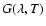 $G(\lambda,T)$