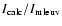 $I_{\rm calc}/I_{\rm nrleuv}$