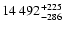 $\rm 14~492^{+225}_{-286}$