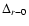 $\Delta_{r-0}$