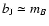 $b_{\rm J} \simeq m_B$