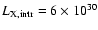 $L_{\rm X,intr}=6\times 10^{30}$