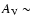 $A_{\rm V} \sim $
